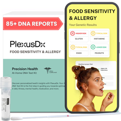 Food Sensitivity DNA Test Kit for Adults | 85+ Reports & Diet Recommendations