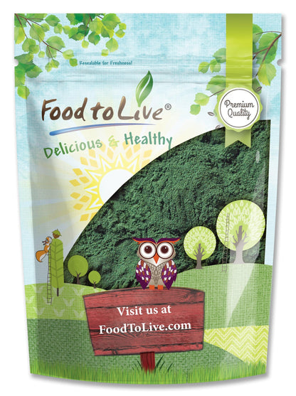 Food to Live Chlorella Powder – 2 Pounds | Kosher, Raw Green Algae, Vegan Superfood