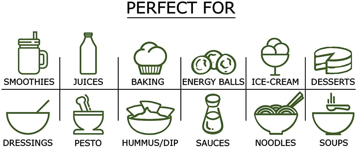 Food to Live Chlorella Powder - 4 oz | Kosher, Raw Green Algae, Vegan