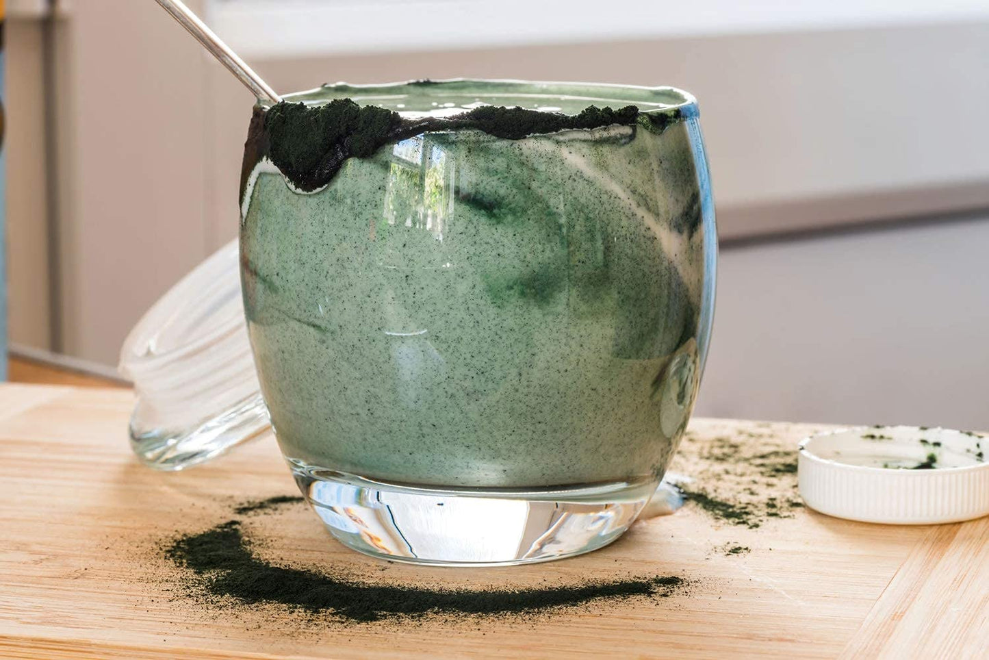 Food to Live Organic Chlorella Powder 8 oz - Non-GMO Kosher Vegan Superfood