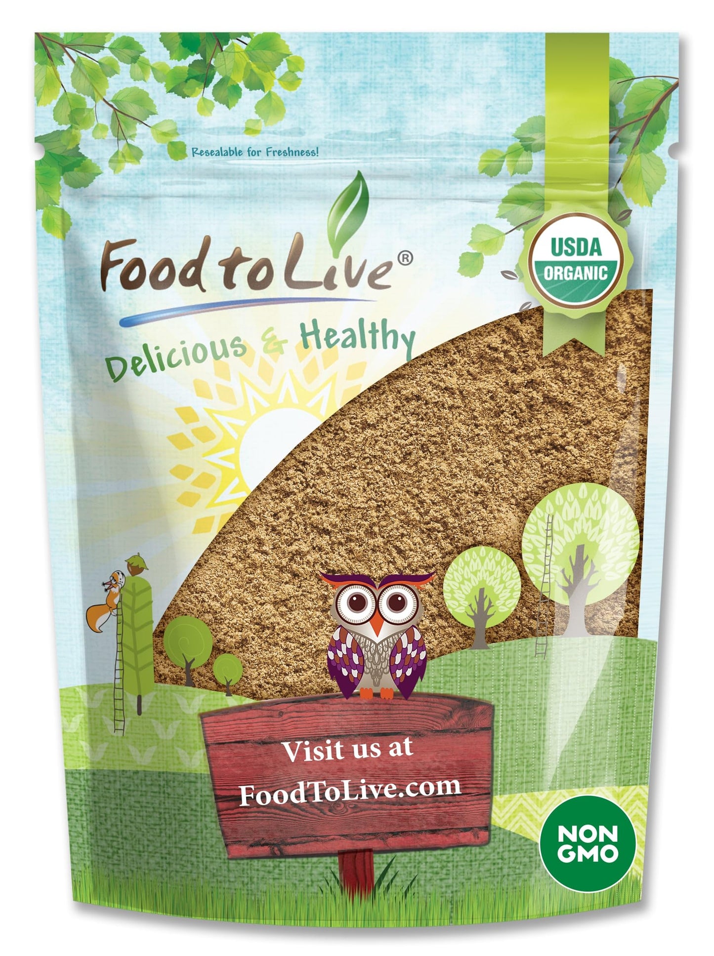 Food to Live Organic Camu Camu Powder 4 oz – Non-GMO, Raw, Kosher, Vegan