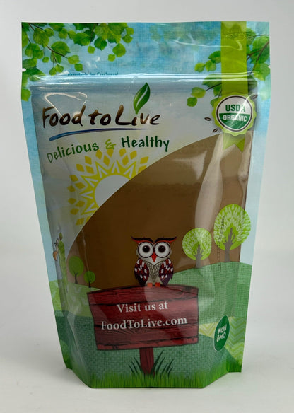 Food to Live Organic Chaga Mushroom Powder - 12 oz | Non-GMO, Pure, Vegan