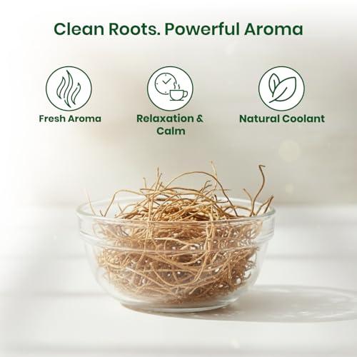 Foodherbs Dried Vetiver Roots (Khus Khus) 50g – Natural Coolant & Aromatic Wellness