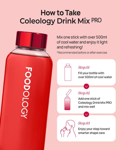 FOODOLOGY Coleology Drink Mix PRO (15 Days) – Pomegranate Wellness Drink