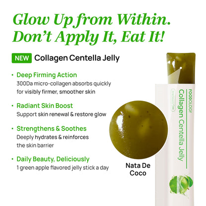 FOODOLOGY Collagen Centella Jelly (10 Days) – 300Da Ultra Low Molecular Collagen