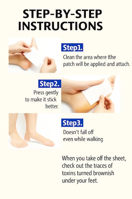 Foot Cooling Acupressure Patch – 4 Sheets | Refreshing Foot Sheet with Pressure Nodes (3)