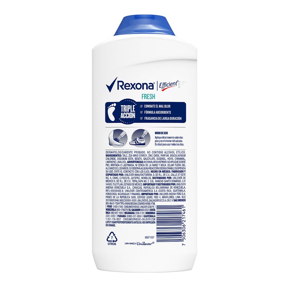 Foot Powder with Zinc Oxide 200g - Fresh & Odor-Control