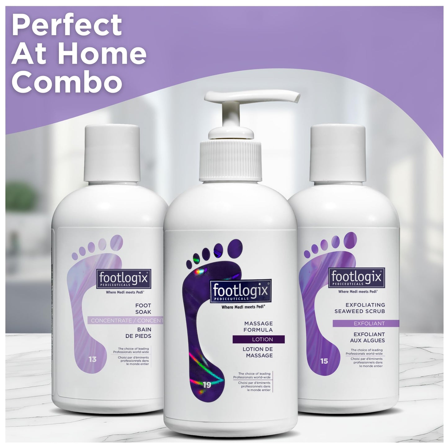 FOOTLOGIX Massage Formula Lotion 8.45 oz | Dermal Infusion Technology