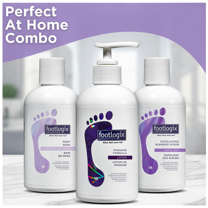 FOOTLOGIX Massage Formula Lotion 8.45 oz | Dermal Infusion Technology