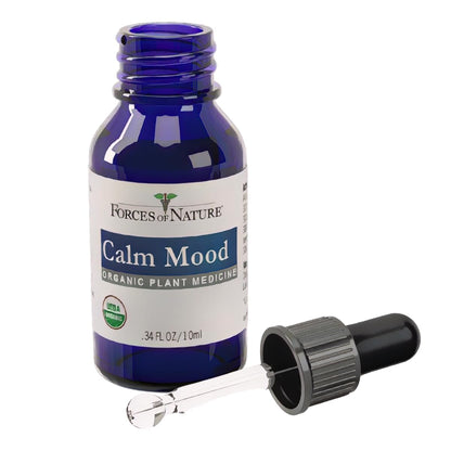 Forces of Nature Calm Mood - Organic Homeopathic Drops 0.34 fl oz