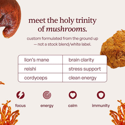 Forest Caps Mushroom Gummies – Lion’s Mane, Reishi & Cordyceps