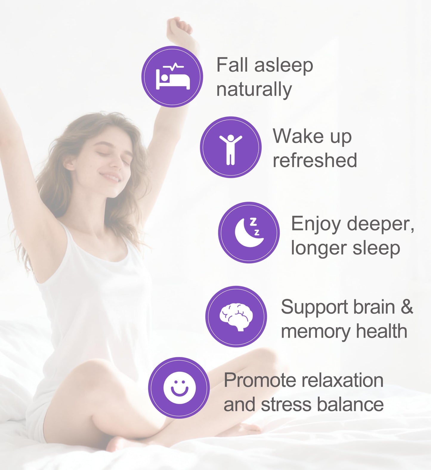 ForestCode Natural Sleep Aid for Adults — GABA & Seaweed Extract, Melatonin-Free, 60 Capsules