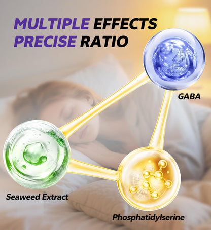 ForestCode Natural Sleep Aid for Adults — GABA & Seaweed Extract, Melatonin-Free, 60 Capsules