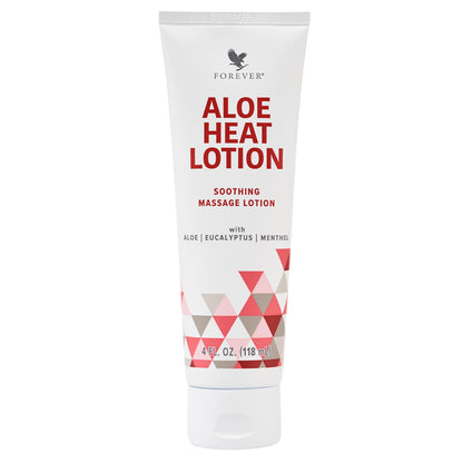 Forever Living Aloe Heat Lotion with Menthol & Eucalyptus - Comfort & Skin Nourishment - Vegan-Friendly, 4 oz