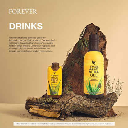 Forever Living Aloe Vera Gel – Pure Inner Leaf Juice, 99.7% Aloe, Preservative-Free, 33.8 fl oz