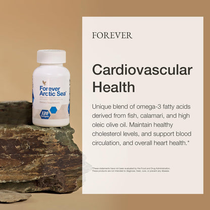 Forever Arctic Sea Omega-3 – EPA & DHA, Gluten-Free, 240 Softgels (Pack of 2)