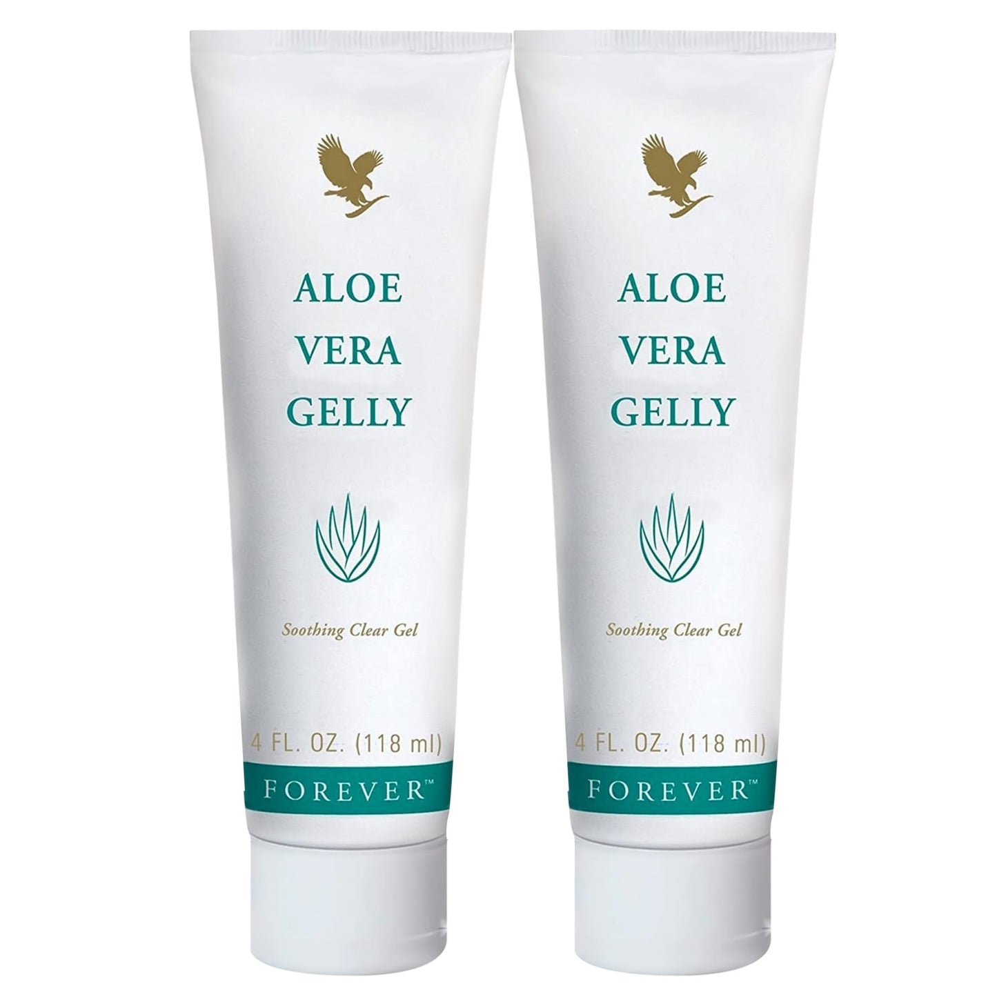 Forever Living Aloe Vera Gelly – Pure Aloe Gel, Vegan & Gluten-Free, 4 oz (Pack of 2)