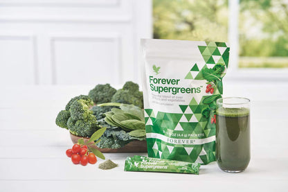 Forever Supergreens by Forever Living - 30 Packets | 20+ Greens & Superfoods