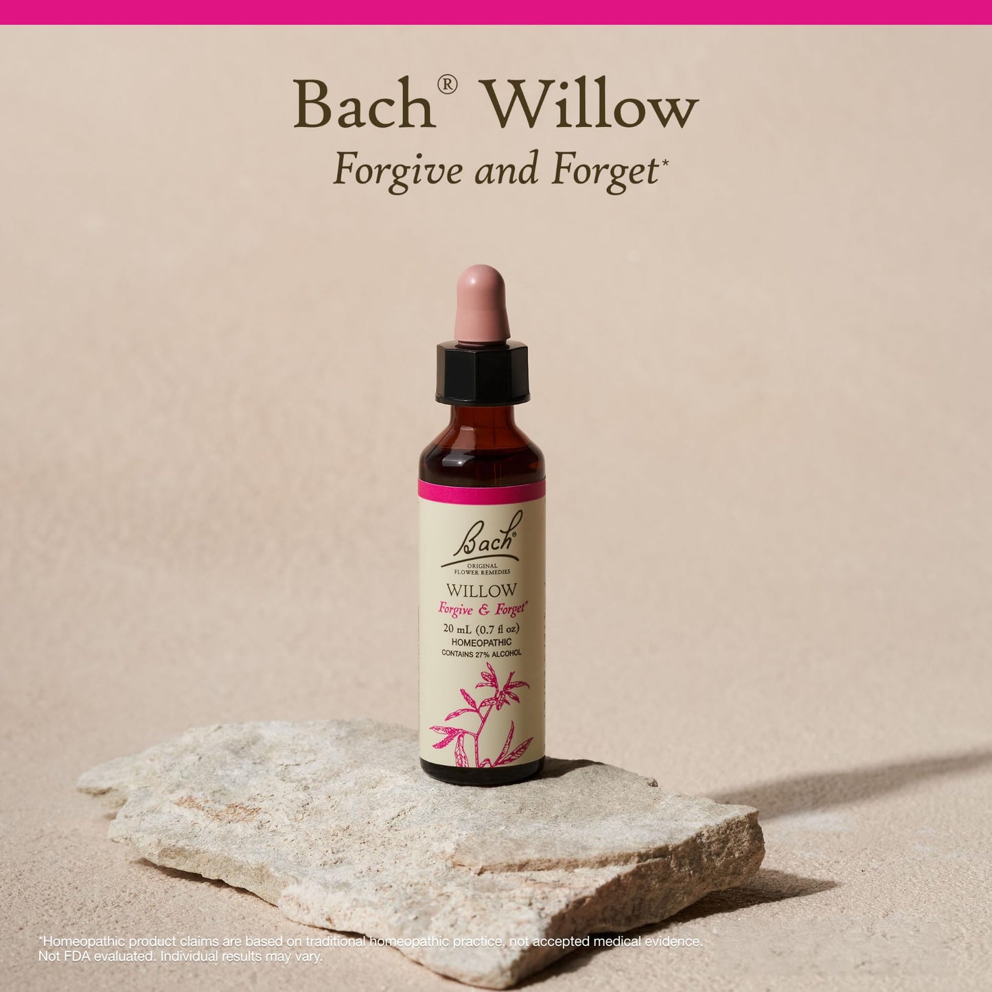 Bach Willow Original Flower Remedies 20mL Dropper – Pack of 2 | Emotional Balance
