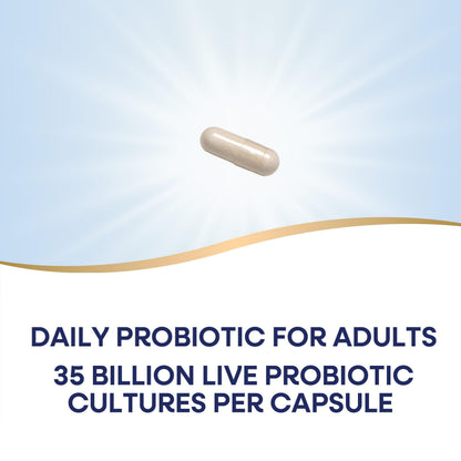 Nature's Way Fortify Optima Probiotic for Adults – 35 Billion Live Cultures, 15 Strains, No Refrigeration, 30 Capsules