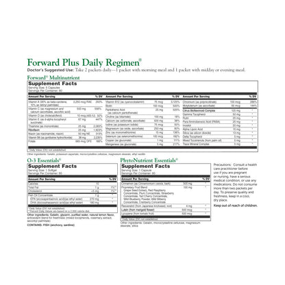 Dr. Whitaker's Forward Plus Daily Regimen – Comprehensive Multivitamin (60 Packets, 30-Day Supply)