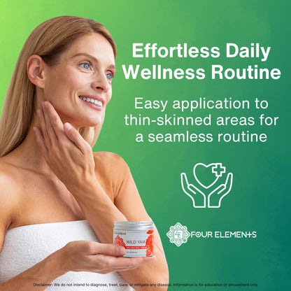 Four Elements 4E Wild Yam Balancing Cream 2 OZ — Award-Winning USA Made