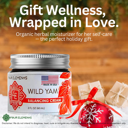 Four Elements 4E Wild Yam Balancing Cream 2 OZ — Award-Winning USA Made