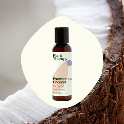 Plant Therapy Fractionated Coconut Oil (2 oz) – Carrier Oil for Skin, Hair & Aromatherapy