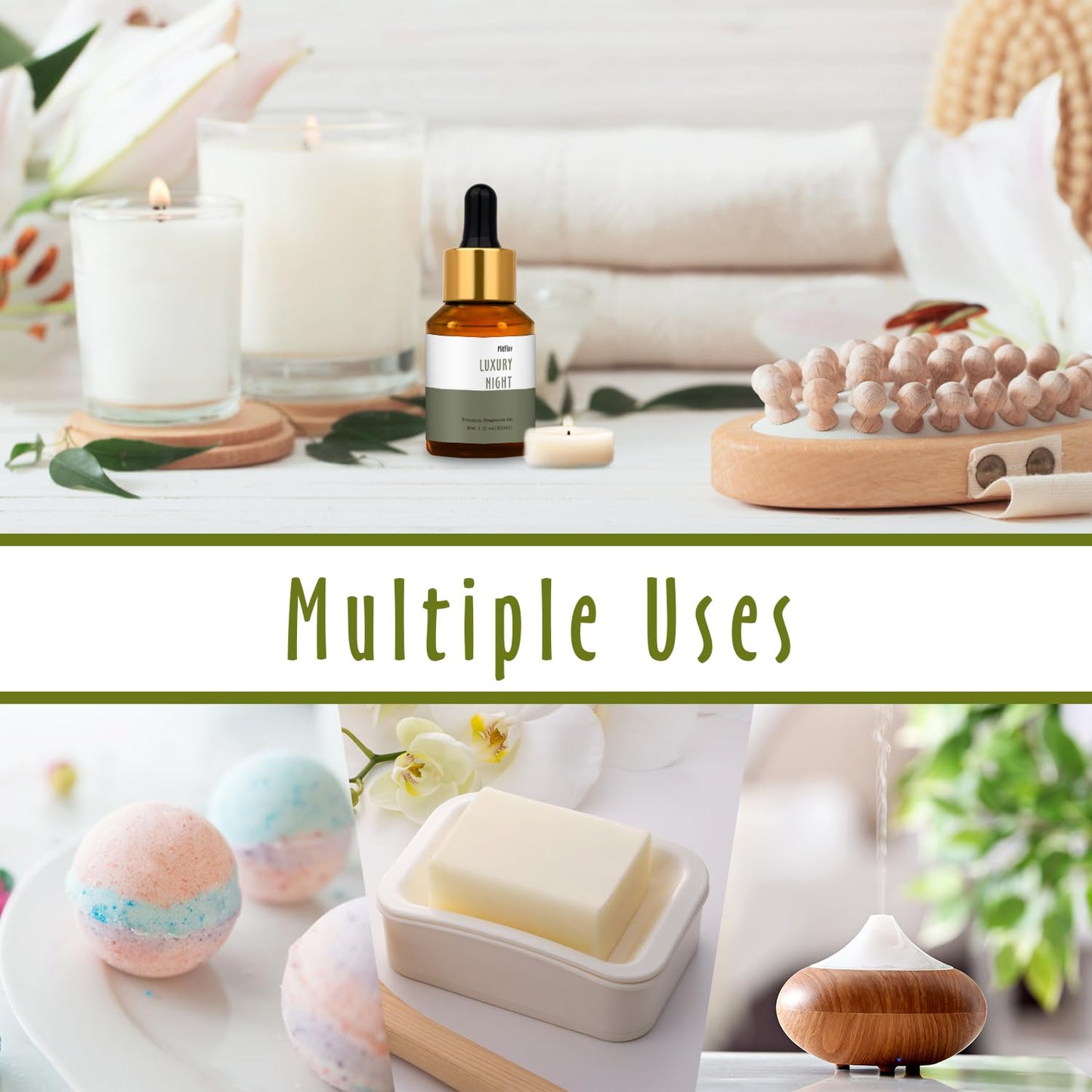 MitFlor Luxury Night Fragrance Oil – 30ml Hotel Diffuser, Marriott Scents, Soap & Candle Making