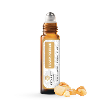 Vitality Extracts Frankincense Essential Oil – 10ml Roll-On | Boswellia Serrata, Aromatherapy & Skin Care