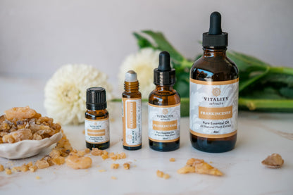 Vitality Extracts Frankincense Essential Oil – 10ml Roll-On | Boswellia Serrata, Aromatherapy & Skin Care
