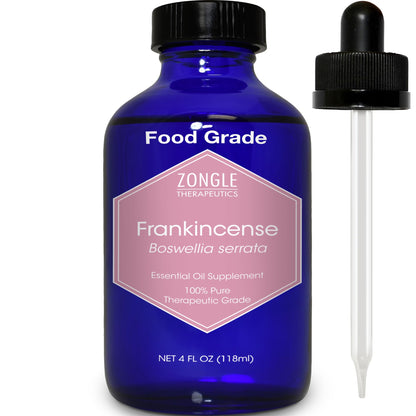 Frankincense Essential Oil – Food Grade & Edible for Face | Zongle Therapeutics 4 oz