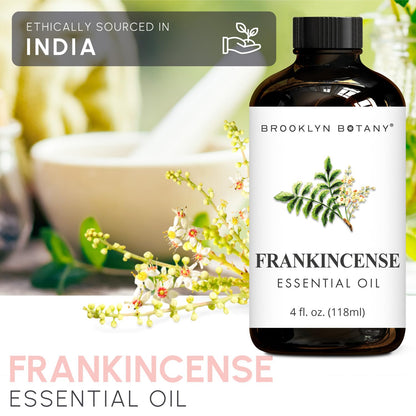 Brooklyn Botany Frankincense Essential Oil – 4 oz, 100% Pure & Natural, Premium Grade