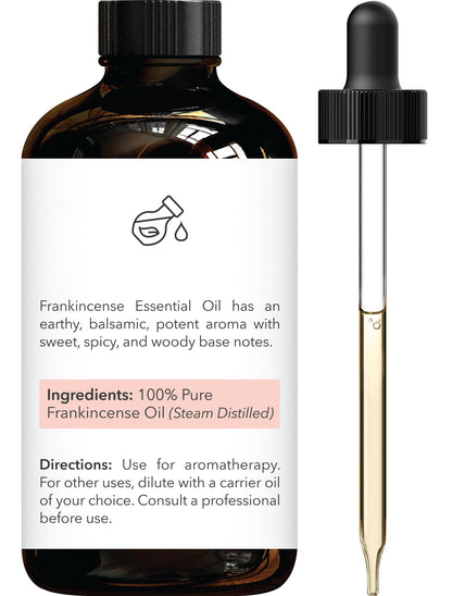 Brooklyn Botany Frankincense Essential Oil – 4 oz, 100% Pure & Natural, Premium Grade