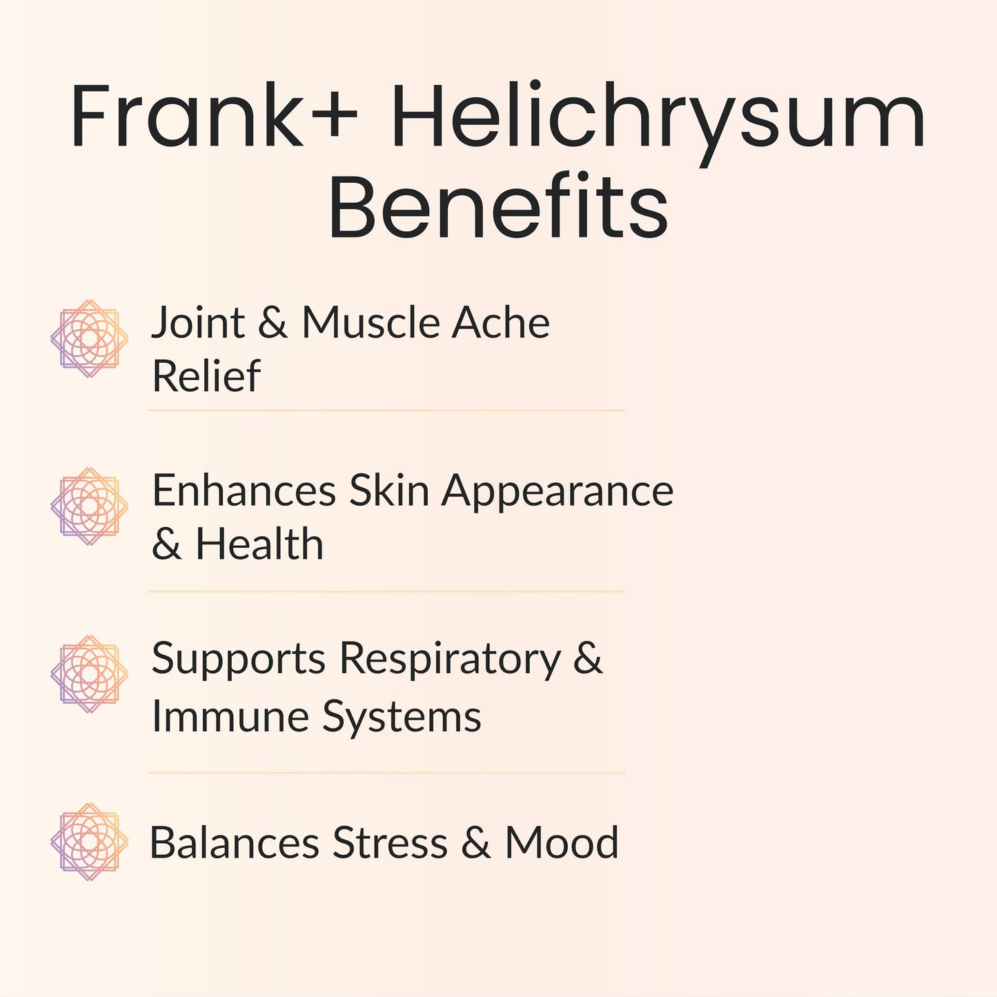 Vitality Extracts Frank+ Helichrysum Essential Oil Blend - 10ml | Frankincense & Helichrysum Aromatherapy