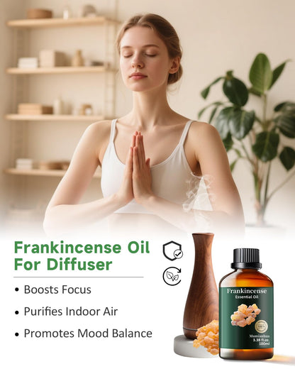 Mumianhua 100% Pure Frankincense Essential Oil – Therapeutic Grade