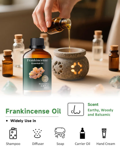 Mumianhua 100% Pure Frankincense Essential Oil – Therapeutic Grade