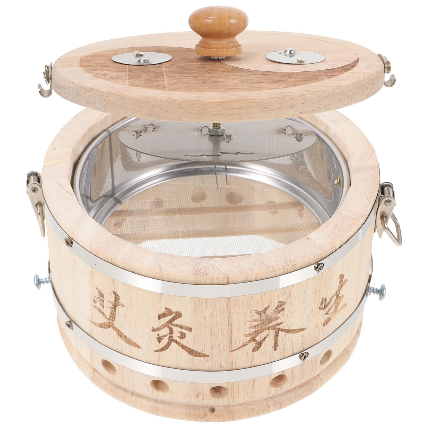 FRCOLOR Wood Moxibustion Box – Adjustable Moxa Burner & Home Therapy Case