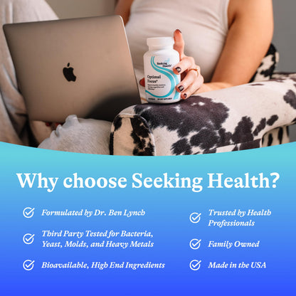Seeking Health Optimal Focus - Stimulant-Free Nootropic with Choline & Algae DHA (90 Capsules)