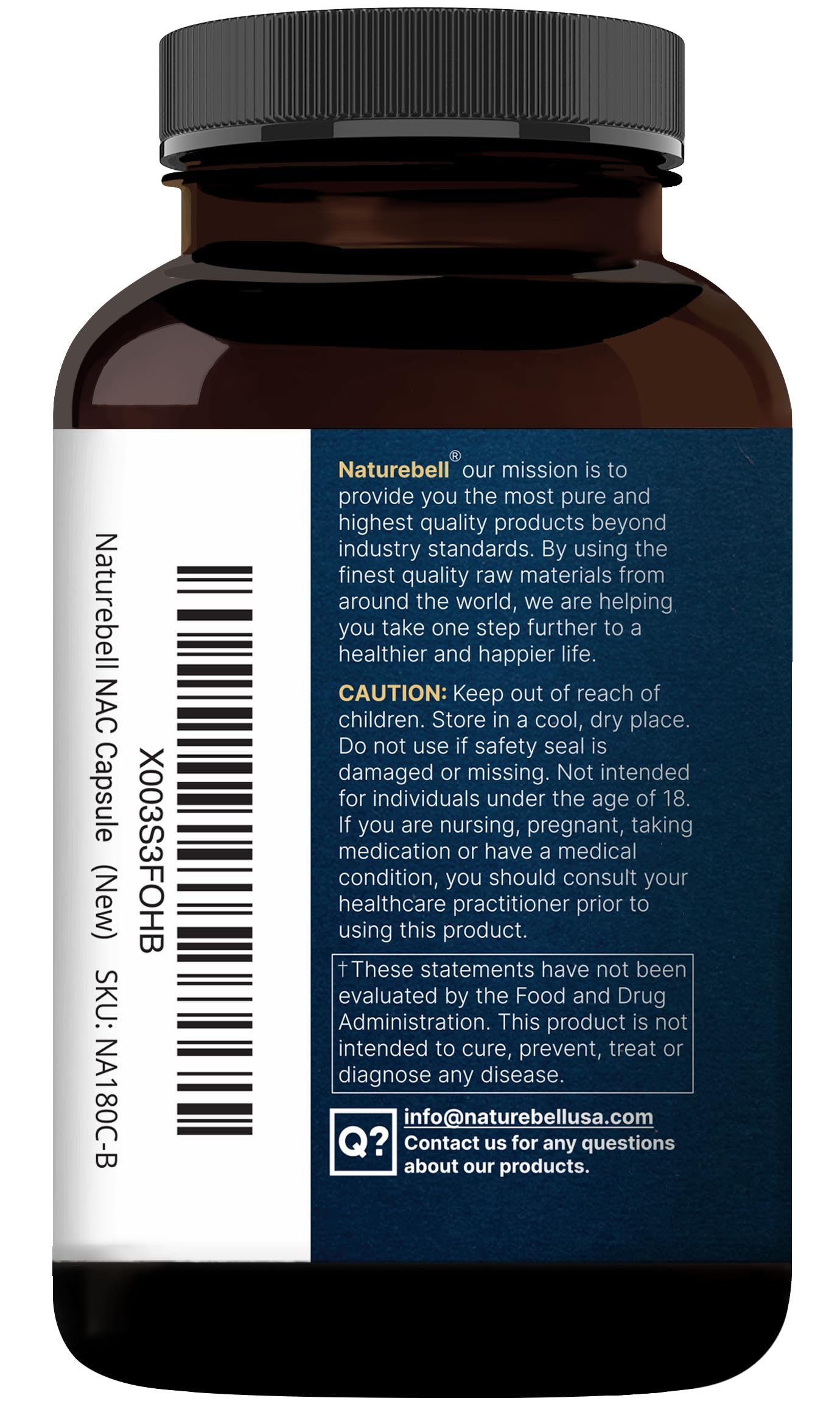 2 Pack NAC with Quercetin – 1200mg/Serving, 480 Capsules | Non-GMO