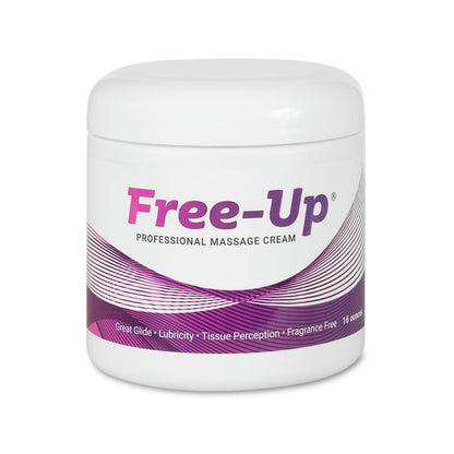 Free-Up Professional Massage Cream – Fragrance-Free, Non-Greasy, 16 oz Jar