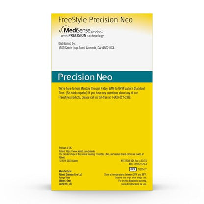 FreeStyle Precision Neo Blood Glucose Test Strips – 50 Strips