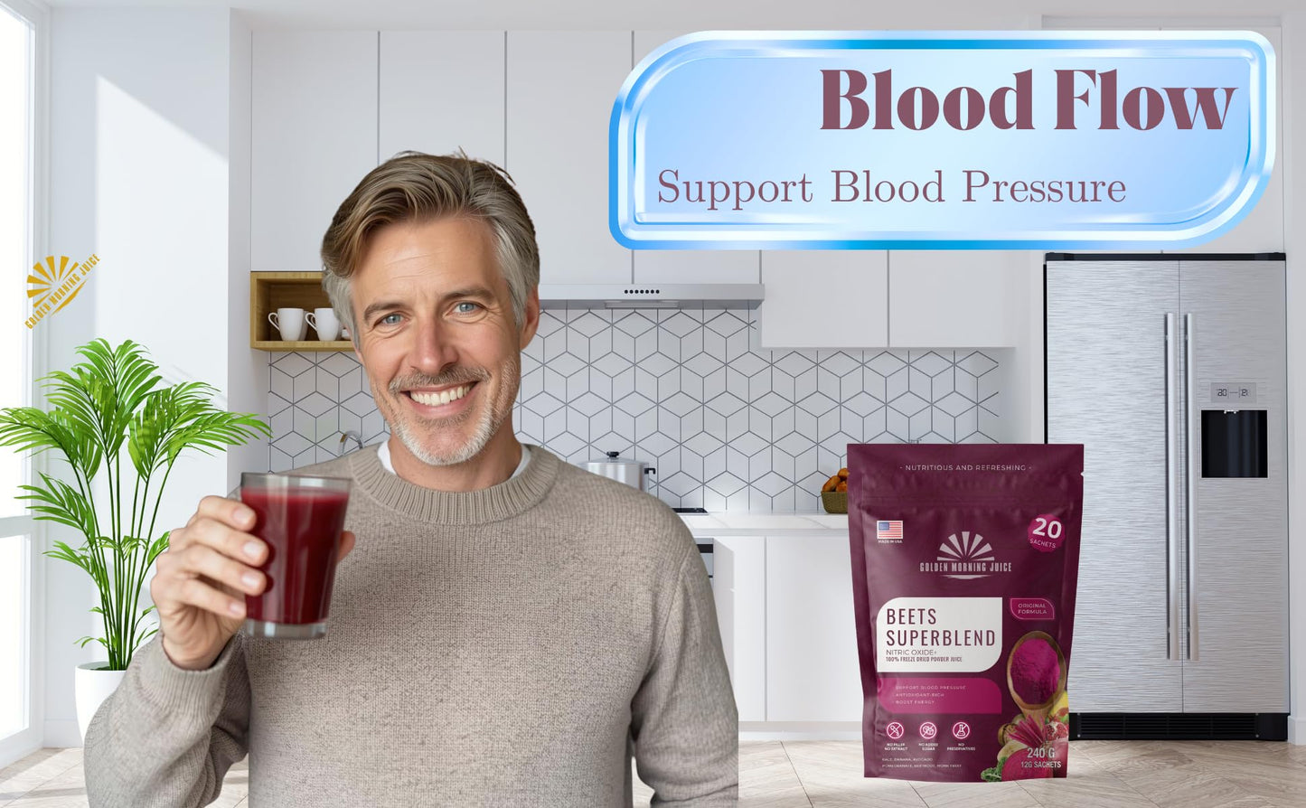 Beets Superfoods Blended Powder Juice – Nitric Oxide Booster & Energy Blend