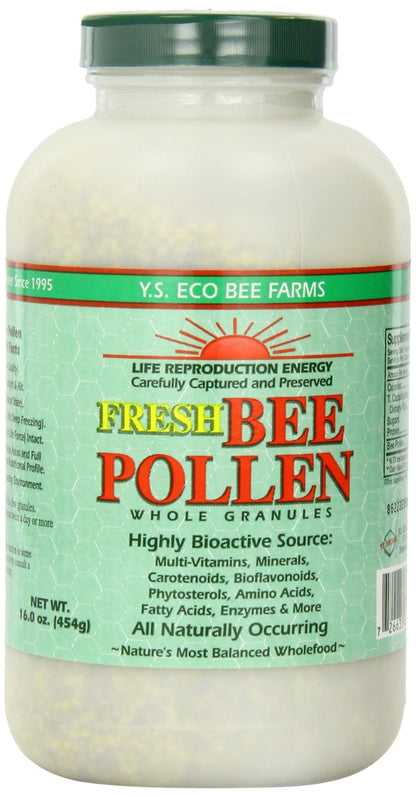 Fresh Bee Pollen Whole Granules - 16 oz | Nutrient-Rich Superfood