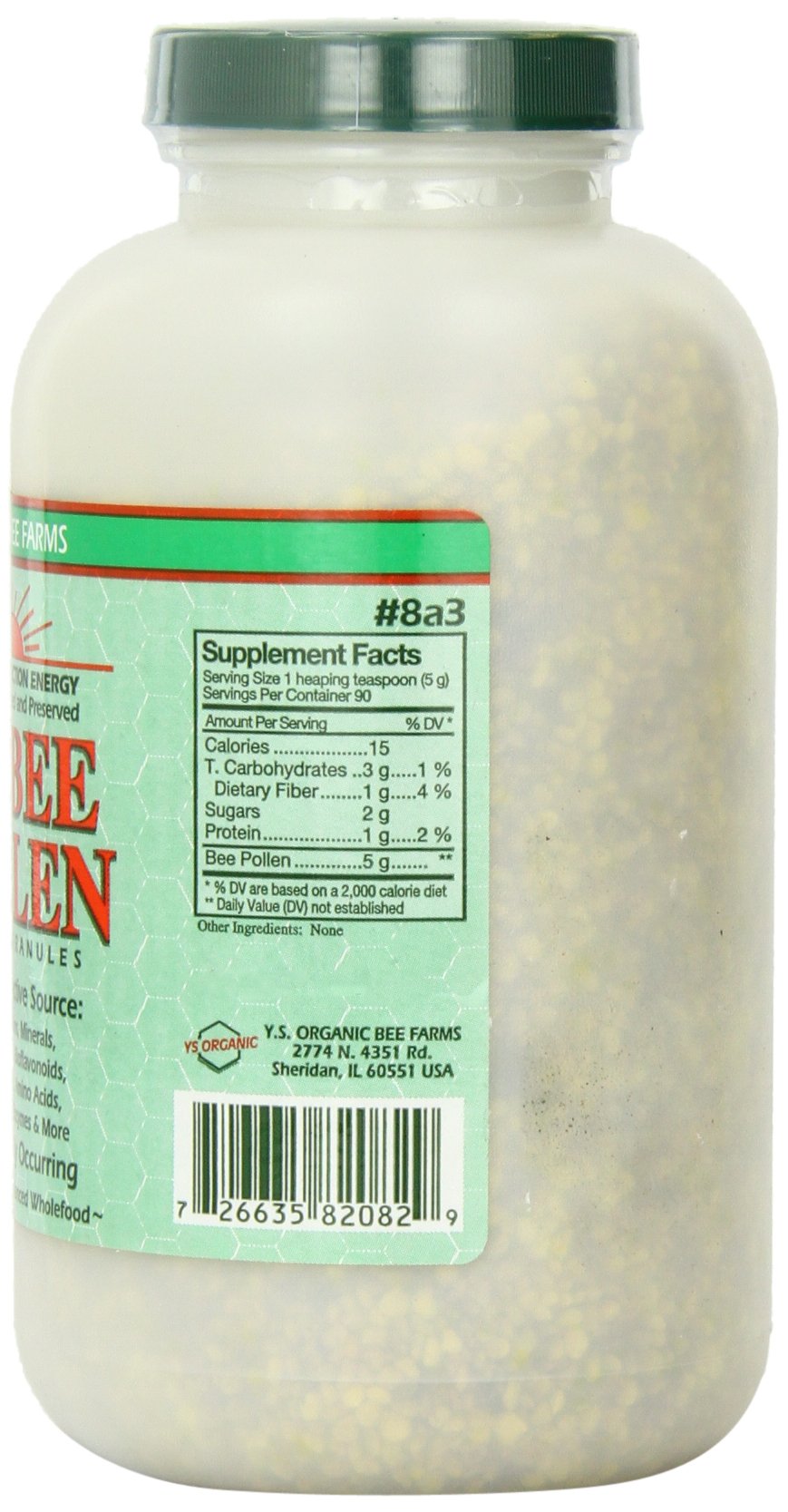 Fresh Bee Pollen Whole Granules - 16 oz | Nutrient-Rich Superfood