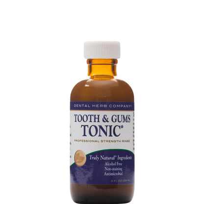 Dental Herb Company Travel Kit: Tonic Mouthwash & Essentials Toothpaste | Bad Breath & Gum Health