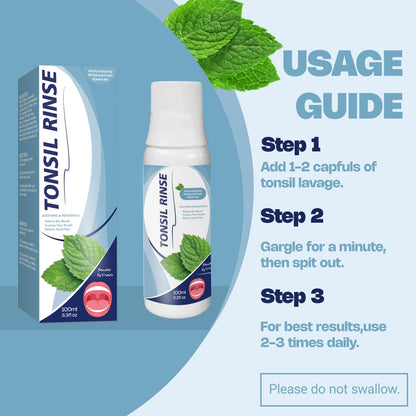 Tonsil Stone Mouthwash - Soothe Tonsils, Relieve Dry Mouth & Bad Breath (100 ml)