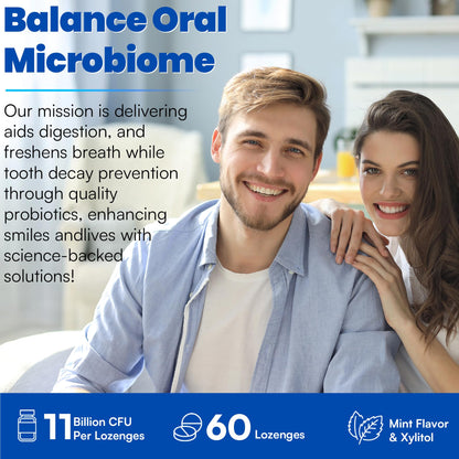 Oral Probiotics 11B CFU with M18 & A12 – Gum Health & Fresh Breath