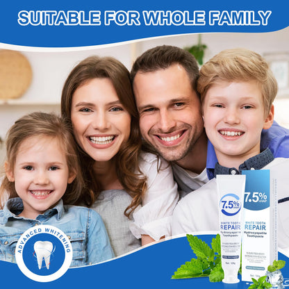 Hydroxyapatite Toothpaste 3-Pack – Enamel Repair & Sensitivity Relief (7.5% nHAp)