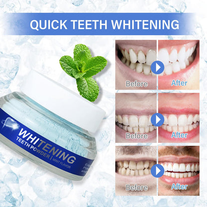 Teeth Whitening Powder - No Sensitivity, Enamel Safe | Coffee & Tea Stains